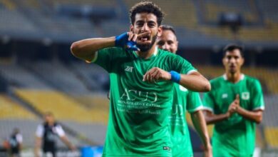 المصري يفوز على الهلال الليبي .. شاهد الأهداف