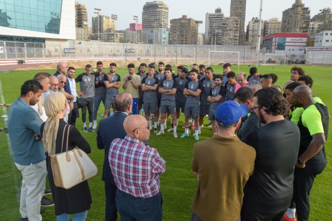 مجلس الزمالك يدعم الفريق قبل مباراة الشرطة الكيني