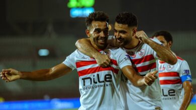 إصابة المثلوثي وخروجه من مباراة الزمالك ضد بلاك بولز في الكونفدرالية