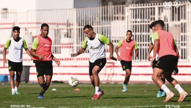 الزمالك يخوض تدريباته الجماعية استعدادا لمواجهة بطل موزمبيق