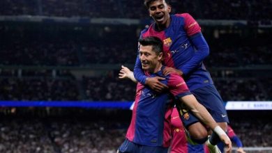 برشلونة يعلن تفاصيل إصابة لامين يامال وليفاندوفسكي