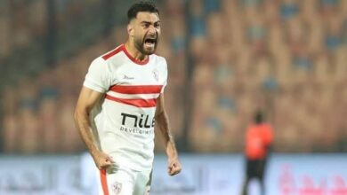 حمزة المثلوثي راحة من تدريبات الزمالك بسبب الإصابة