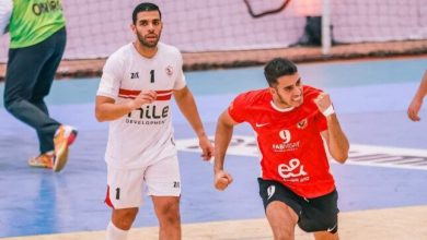 رجال يد الأهلي يواجه الزمالك في بطولة الدوري