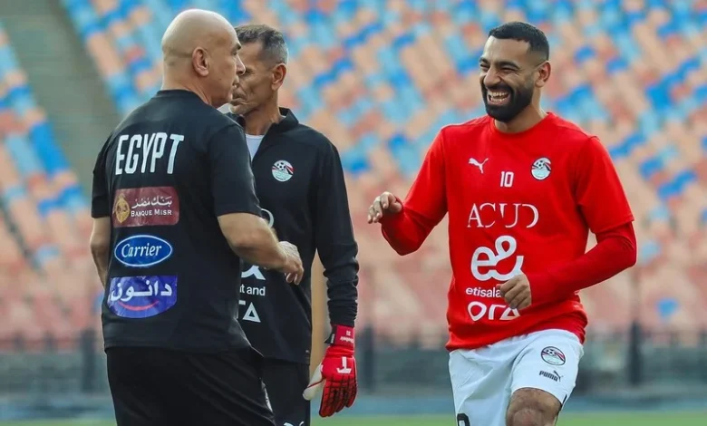 محمد صلاح وحسام حسن