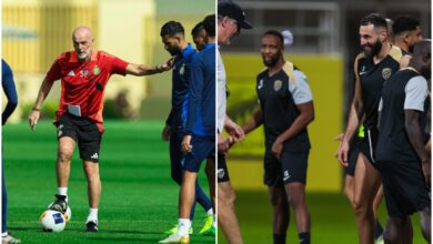 الأجواء بمعسكر النصر والاتحاد