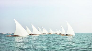 انطلاق سباق مهرجان الشيخ زايد للبوانيش الشراعية السبت