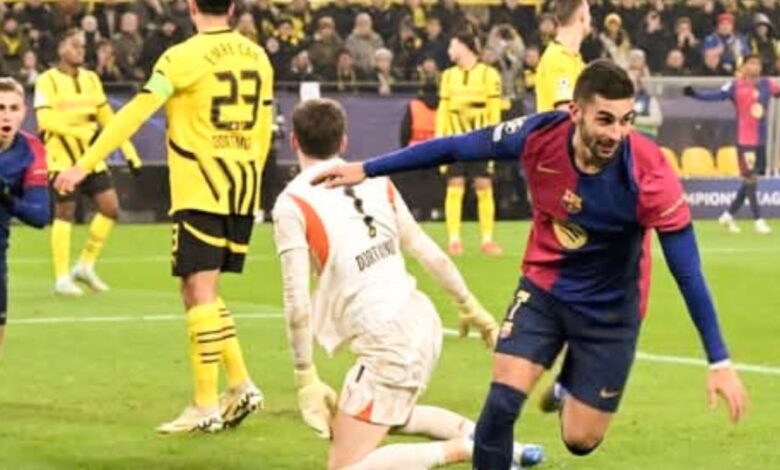 برشلونة يعود بفوز مثير من ملعب دورتموند