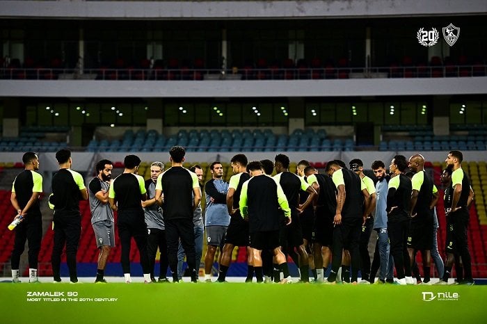 تدريب الزمالك.. تقسيمة وفقرة بدنية استعدادا للقاء الاتحاد