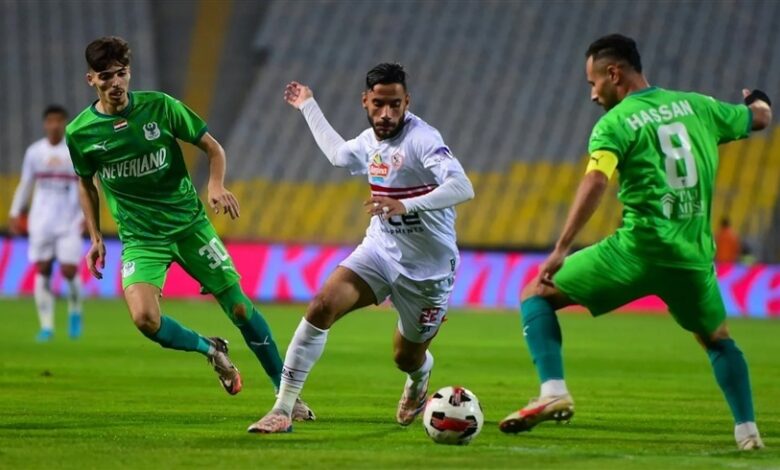 تشكيلتا الزمالك والمصري في الكونفدرالية