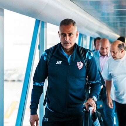 جوميز يغادر مقر نادي الزمالك بعد قرار الرحيل عن الفريق