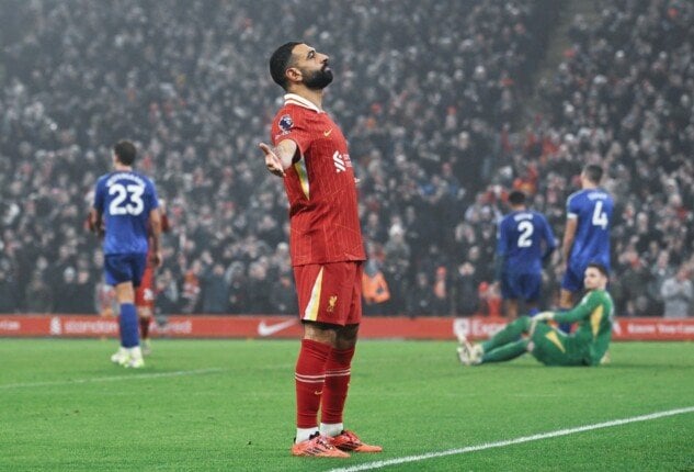 فان نيستلروي: هدف محمد صلاح قضى على آمال ليستر أمام ليفربول