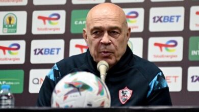 جروس: مباراة بلاك بولز صعبة.. هجوم الزمالك يعاني.. وهذا موقف فتوح وبنتايج